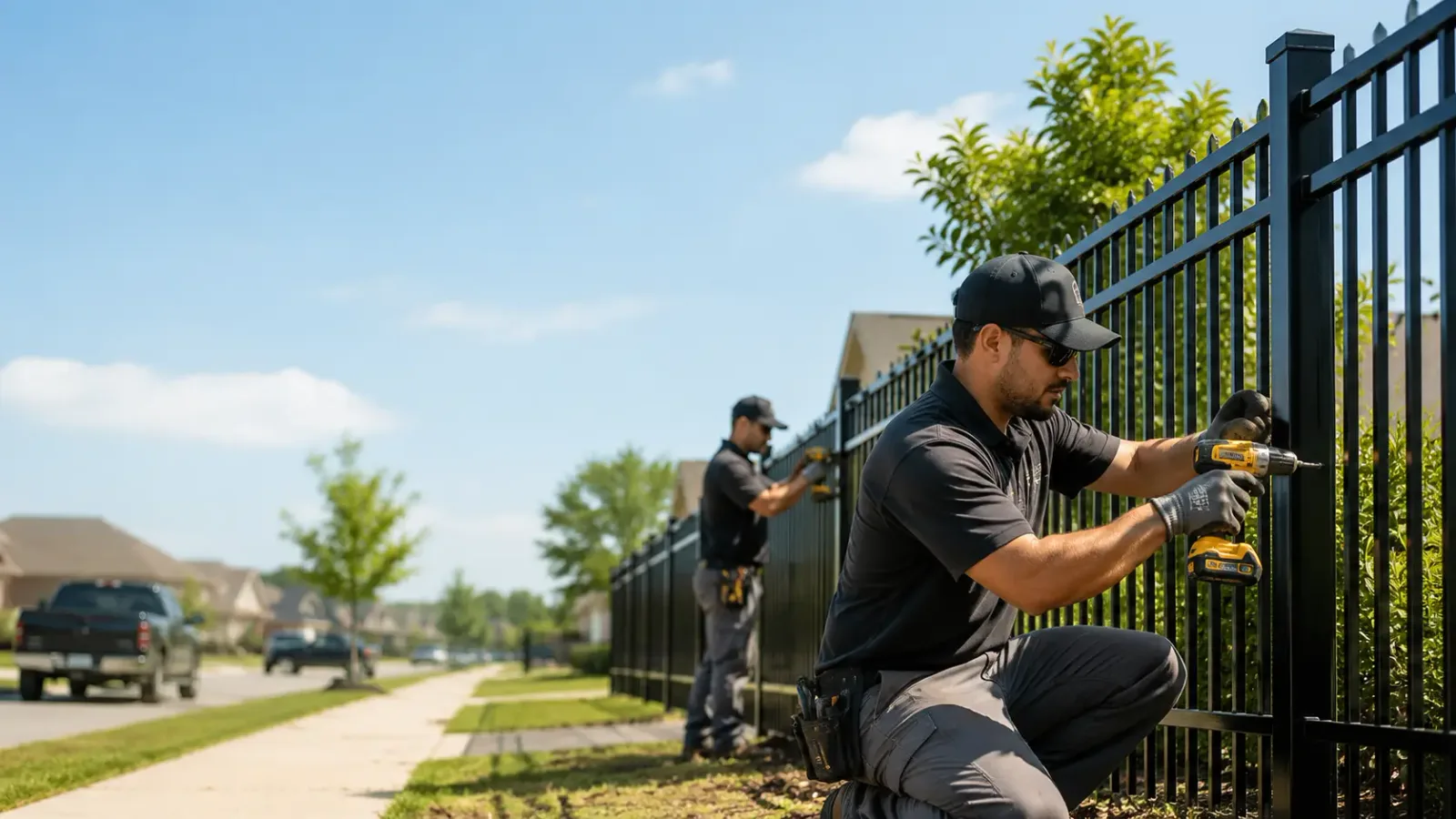 Metal Fence Installation in Brooksville, MS